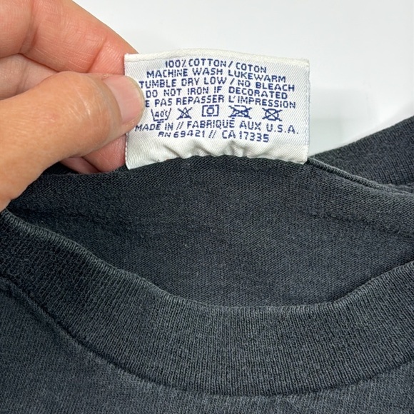 Vintage Reebok Blacktop Single Stitch Tshirt Large - Picture 9 of 10